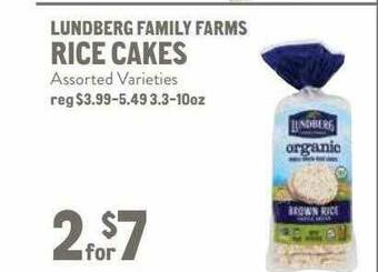 New Seasons Market Lundberg Family Farms Rice Cakes offer