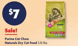 Family Dollar Purina Cat Chow Naturals Dry Cat Food offer