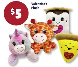 Family Dollar Valentine's Plush offer