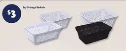 Family Dollar Ezy Storage Baskets offer
