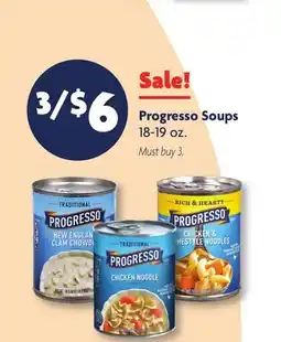 Family Dollar Progresso Soups offer