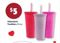 Family Dollar Valentine's Tumblers offer