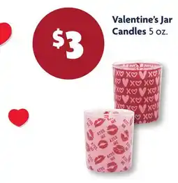 Family Dollar Valentine's Jar Candles offer