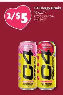 Family Dollar C4 Energy Drinks offer