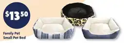 Family Dollar Family Pet Small Pet Bed offer