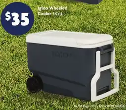 Family Dollar Igloo Wheeled Cooler offer