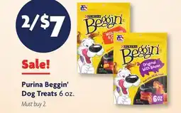Family Dollar Purina Beggin' Dog Treats offer