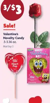 Family Dollar Valentine's Novelty Candy offer