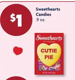 Family Dollar Sweethearts Candies offer