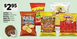 Dollar General Santitas 11 oz., Chester's 3.25-5.25 oz., Munchos 4.25 oz., Baken-Ets 4 oz. or Sabritones 3-6 oz offer
