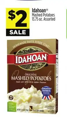Dollar General Idahoan Mashed Potatoes offer