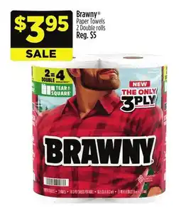 Dollar General Brawny Paper Towels offer