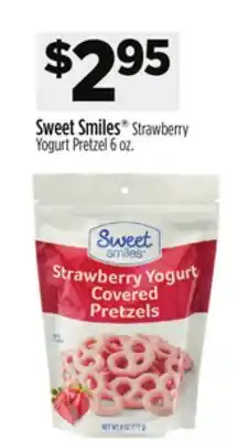Dollar General Sweet Smiles Strawberry Yogurt Pretzel offer
