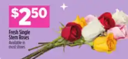 Dollar General Fresh Single Stem Roses offer