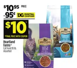 Dollar General Heartland Farms Cat Food offer