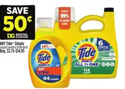 Dollar General ANY Tide Simply offer