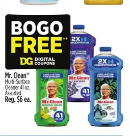 Dollar General Mr. Clean Multi-Surface Cleaner offer