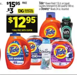 Dollar General Tide or Downy offer