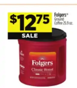 Dollar General Folgers Ground Coffee offer