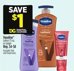 Dollar General Vaseline Lotion offer