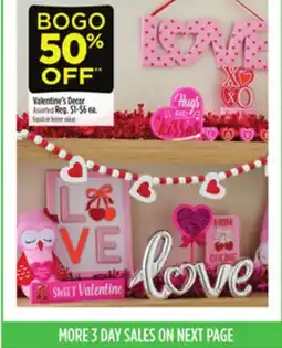 Dollar General Valentine's Decor offer