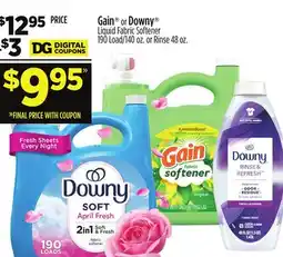Dollar General Gain or Downy Liquid Fabric Softener offer
