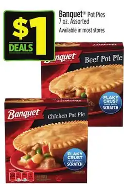 Dollar General Banquet Pot Pies offer