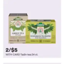 CVS Tadin tea 24 ct offer