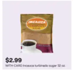 CVS Incauca turbinado sugar offer