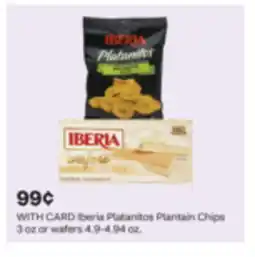 CVS Iberia Platanitos Plantain Chips 3 oz or wafers 4.9-4.94 oz offer
