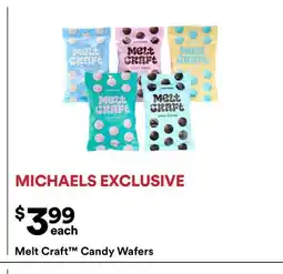 Michaels MICHAELS EXCLUSIVE Melt Craft Candy Wafers offer