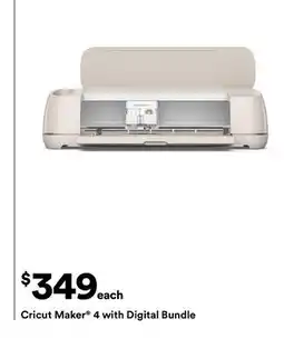 Michaels Cricut Maker 4 with Digital Bundle offer