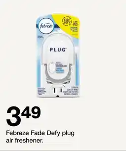Target Febreze Fade Defy plug air freshener offer