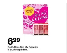 Target Burt's Bees Bee My Galentine 3-pk. mini lip balms offer