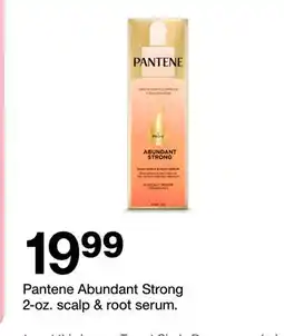 Target Pantene Abundant Strong 2-oz. scalp & root serum offer