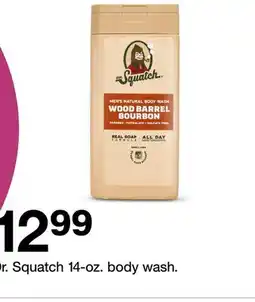 Target Dr. Squatch 14-oz. body wash offer