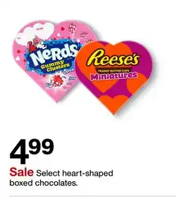 Target Select heart-shaped boxed chocolates offer