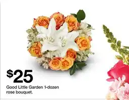 Target Good Little Garden 1-dozen rose bouquet offer