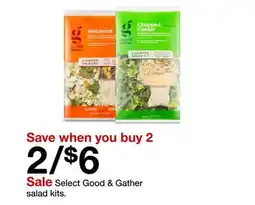 Target Select Good & Gather salad kits offer