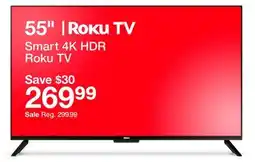 Target 55 Smart 4K HDR Roku TV offer