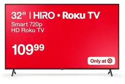 Target 32 Smart 720p HD Roku TV offer