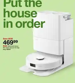 Target Roborock Qrevo Pro robot vacuum & mop offer