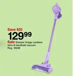 Target Sharper Image cordless stick & handheld vacuum offer