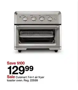 Target Cuisinart 7-in-1 air fryer toaster oven offer