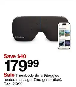 Target Therabody SmartGoggles heated massager (2nd generation) offer