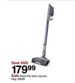 Target Shark Pet stick vacuum offer