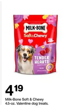 Target Milk-Bone Soft & Chewy 4.5-oz. Valentine dog treats offer