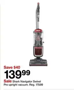 Target Shark Navigator Swivel Pro upright vacuum offer
