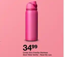 Target Owala 32-oz. FreeSip Stainless Steel water bottle offer