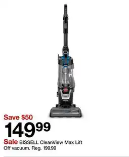 Target BISSELL CleanView Max Lift Off vacuum offer
